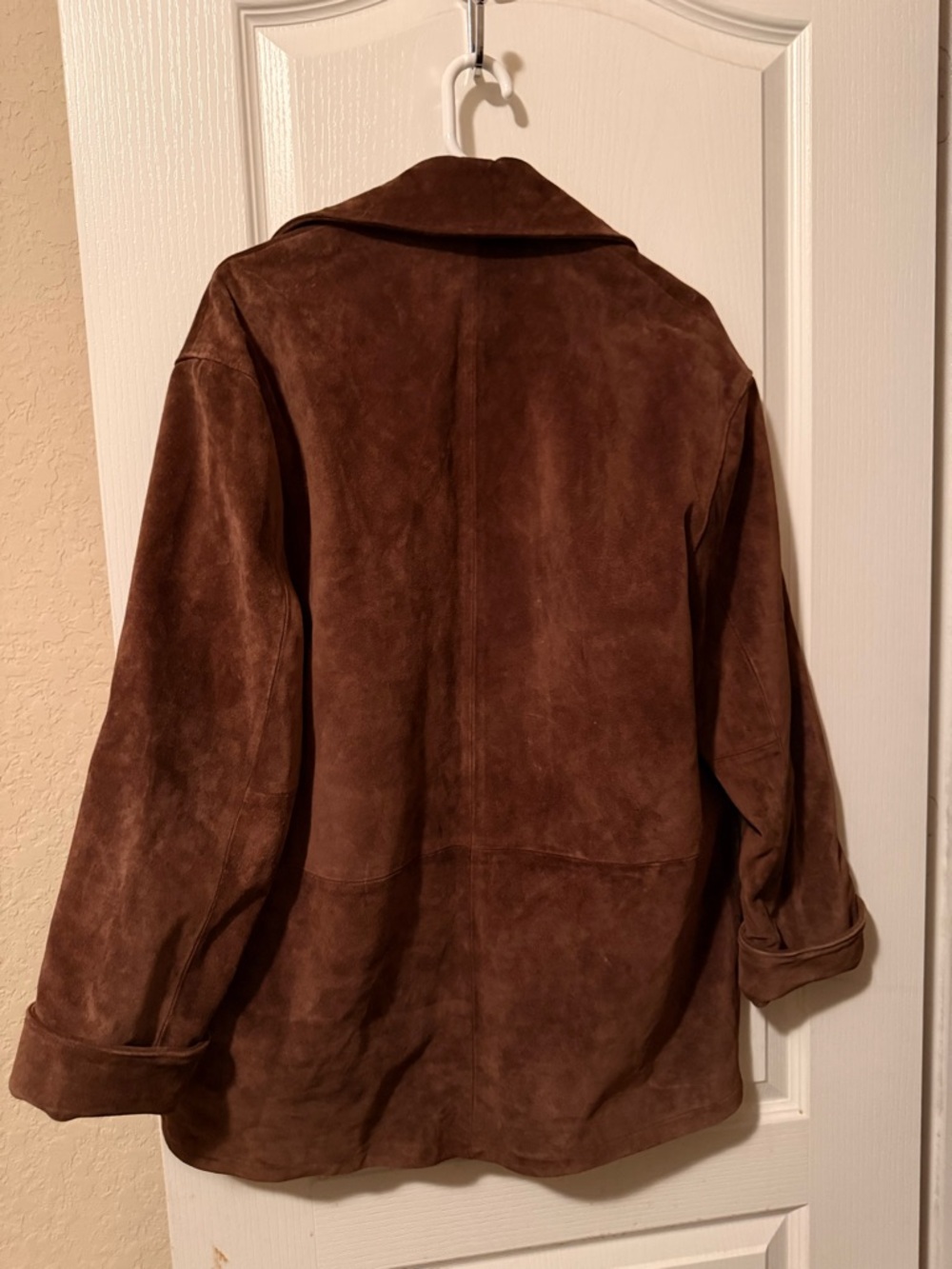 Women  Brown Suede Jacket - Classic Cut